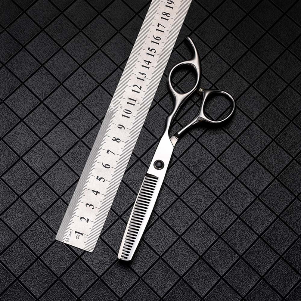Ciseaux à effiler pour frange droite sans couture, ensemble de ciseaux de coiffure professionnels pour usage domestique_voghion.com