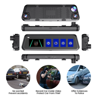 Reversing Image, Four-Channel Streaming Media – Driving recorder