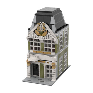 C4751 Modular Building: Decorative House Model Building Toy 1860 Accessories