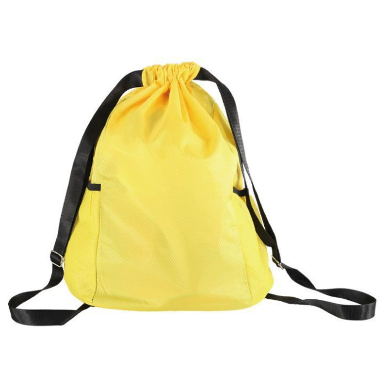 Basketball backpack, universal handheld ball, sports travel storage system, drawstring