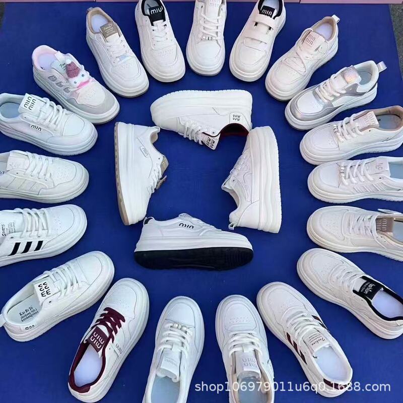 Autumn New Thick-Soled Women's Sneakers, Shopping Mall Clearance, Casual Women's Shoes, Inventory, Street Stall Shoes, Special Clearance Shoes