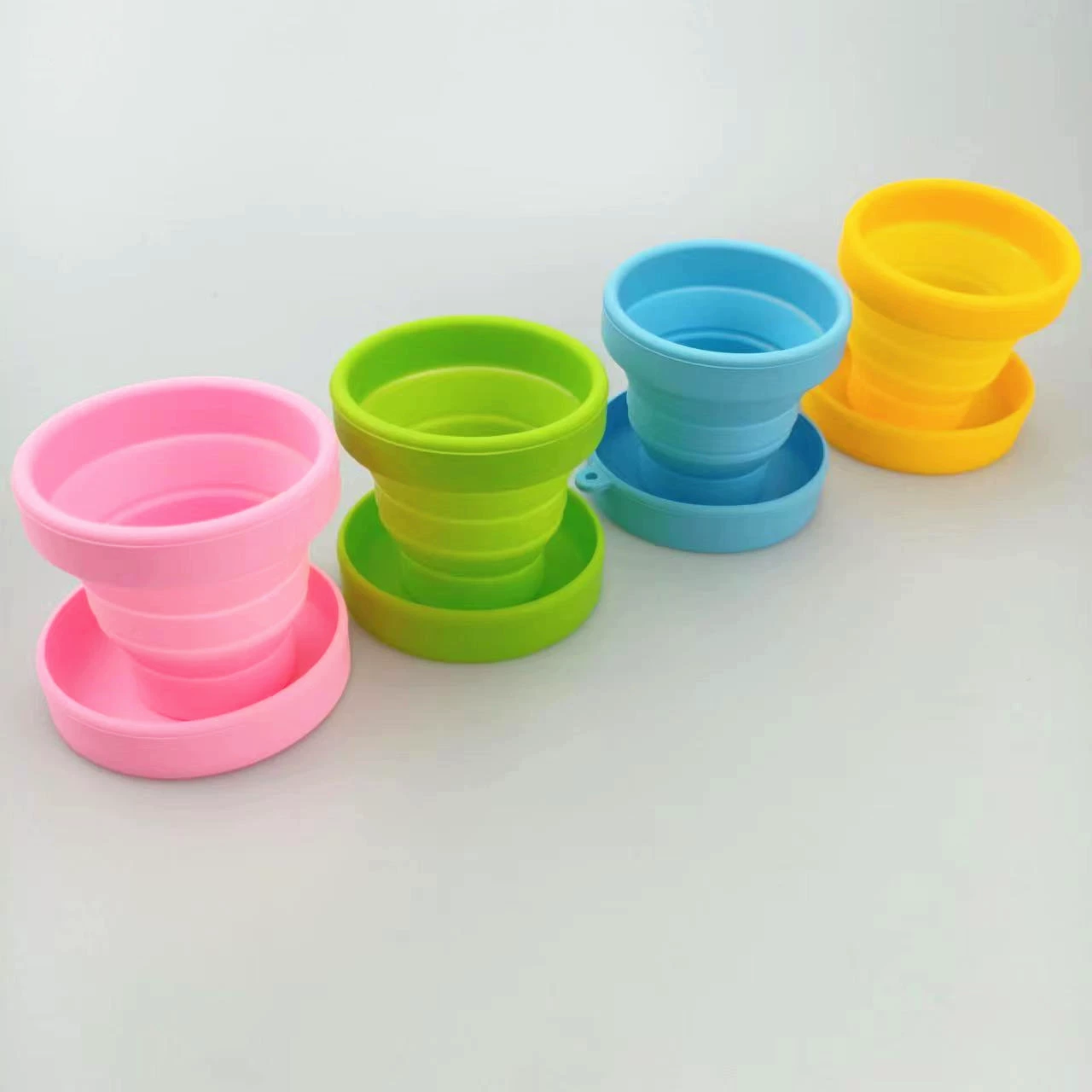 Силиконовая складная чашка для полоскания рта, складная чашка для воды, удобная портативная силиконовая складная чашка для путешествий на открытом воздухе, спорта