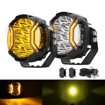 Car Led Work Light 120W Auxiliary Light Modified Headlight Engineering Vehicle Spotlight