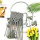 New Cotton Rope Tassel Hand Bag Diagonal Woven Bag Casual Women's Bag Single Shoulder Forest Straw Bag Beach Bag
