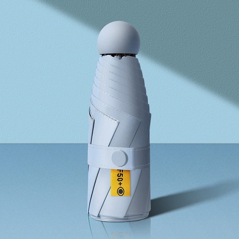 ミニカプセル日伞レディース高级感厚手クロコダイル日焼け止め傘晴雨兼用オーダー折りたたみ伞パラソル|undefined