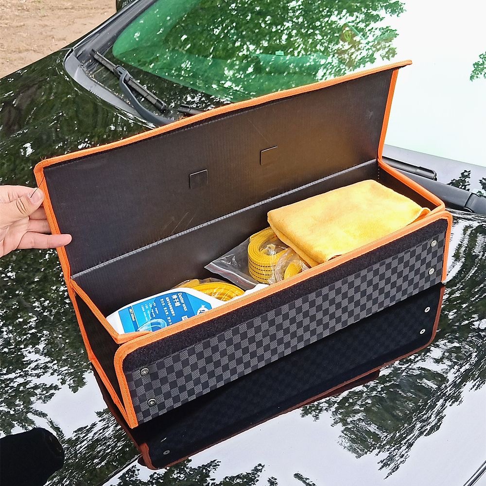 High-grade car storage box trunk storage brush box large capacity cloth box
