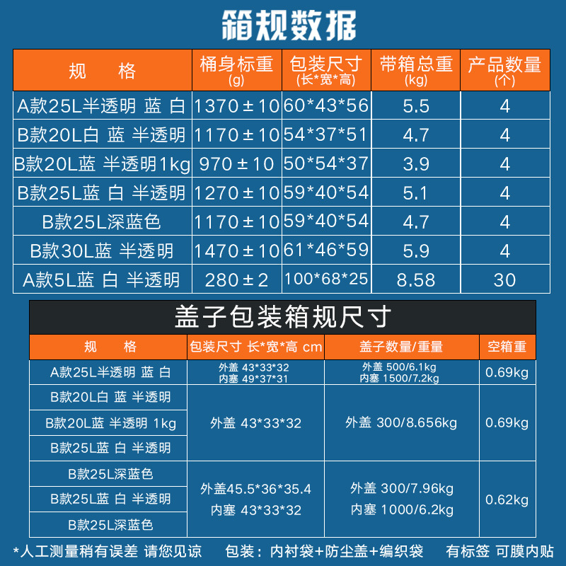 Sealed stacked drum water soluble fertilizer chemical drum food grade disinfection waste drum 15L 20kg 30 kilograms fragrance square drum