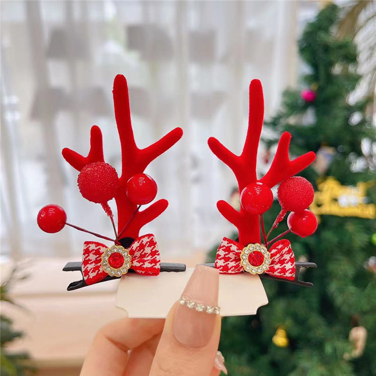 55g Weight Christmas Festival Women's Gender Cute Style Cute Women's Hair Clips 14