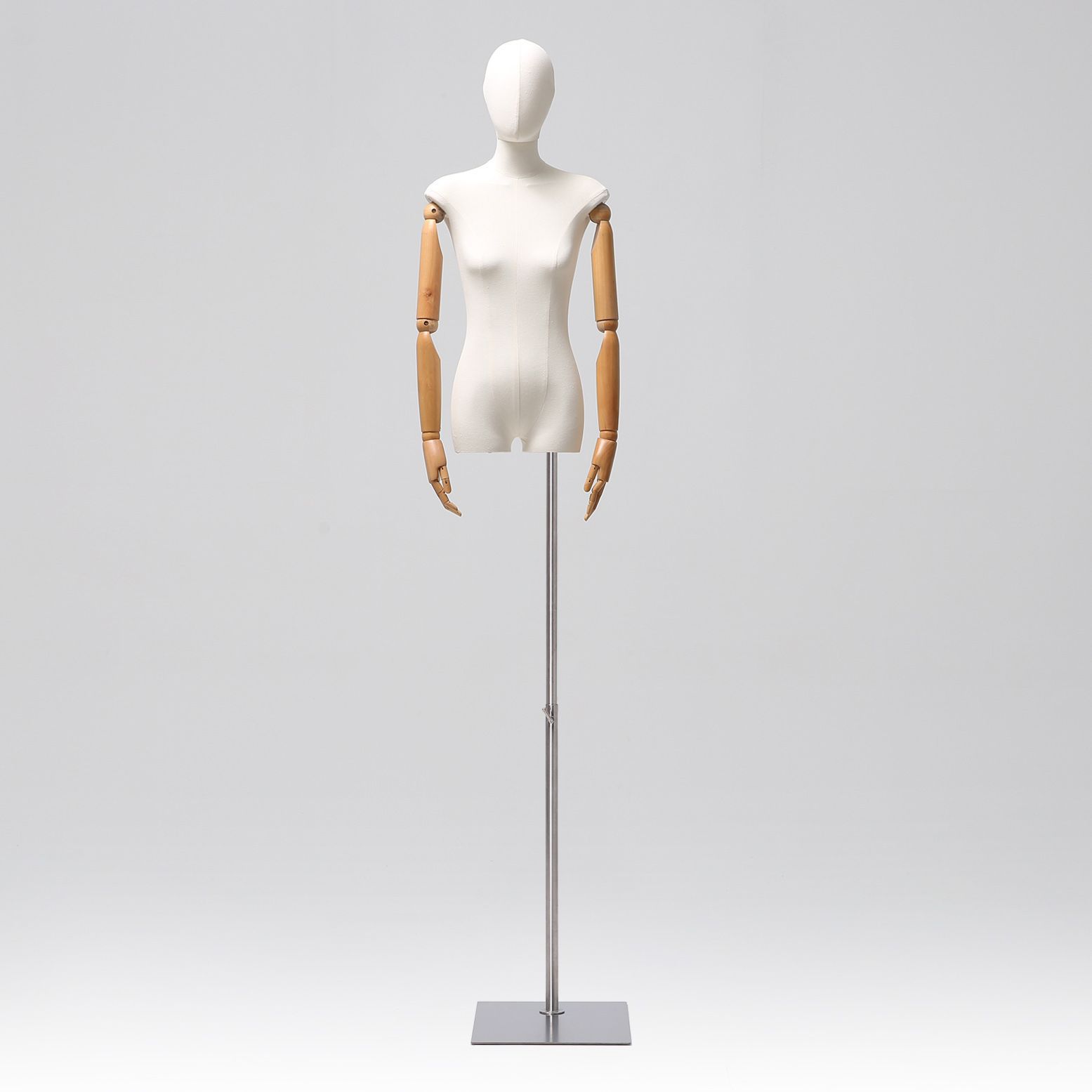 Tienda de ropa de estilo coreano cuerpo plano de alto nivel de mujer mitad de ventana de ropa de mujer muñeca plataforma de exhibición de cuerpo grueso nuevo pecho pequeño