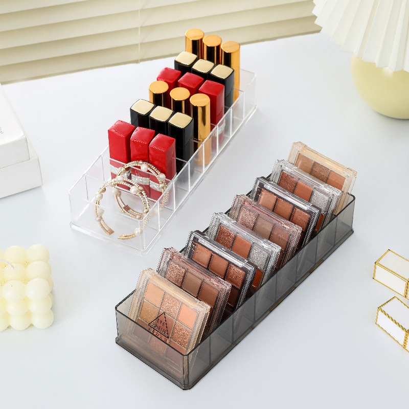 亚克力透明指甲油眉笔展示架彩妆化妆品塑料收纳盒桌面口红收纳架