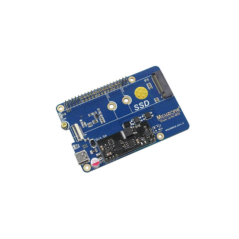 Модуль питания PoE для Raspberry Pi 5, Ethernet PoE, плата расширения PCIe на PoE и M.2 SSD 2280 для подключения жесткого диска
