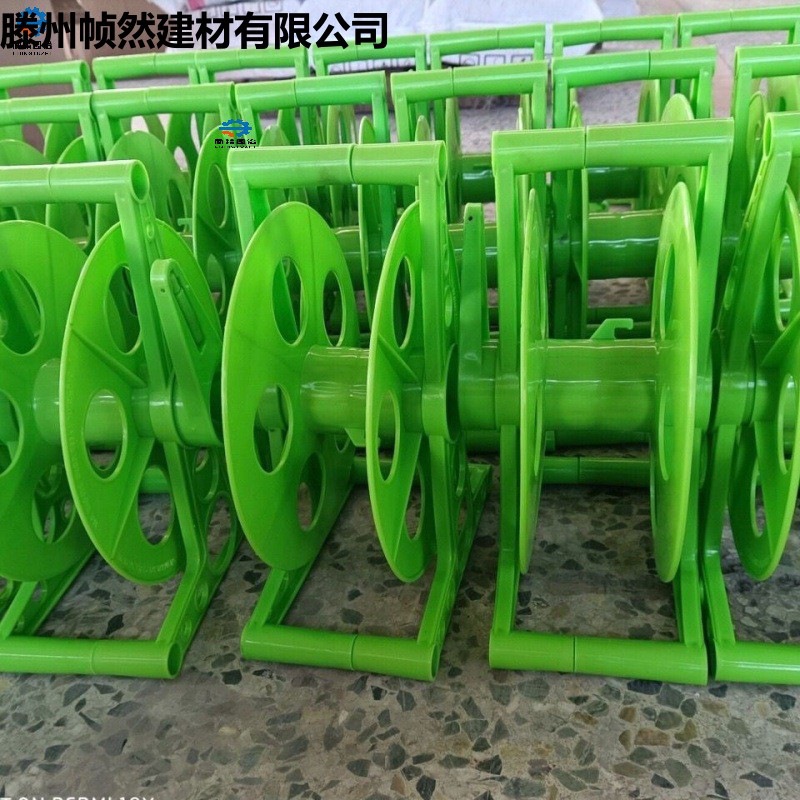 电线收线盘轮卷线盘空盘绕线盘放线滚轮电线收纳盘架手摇轱辘放线