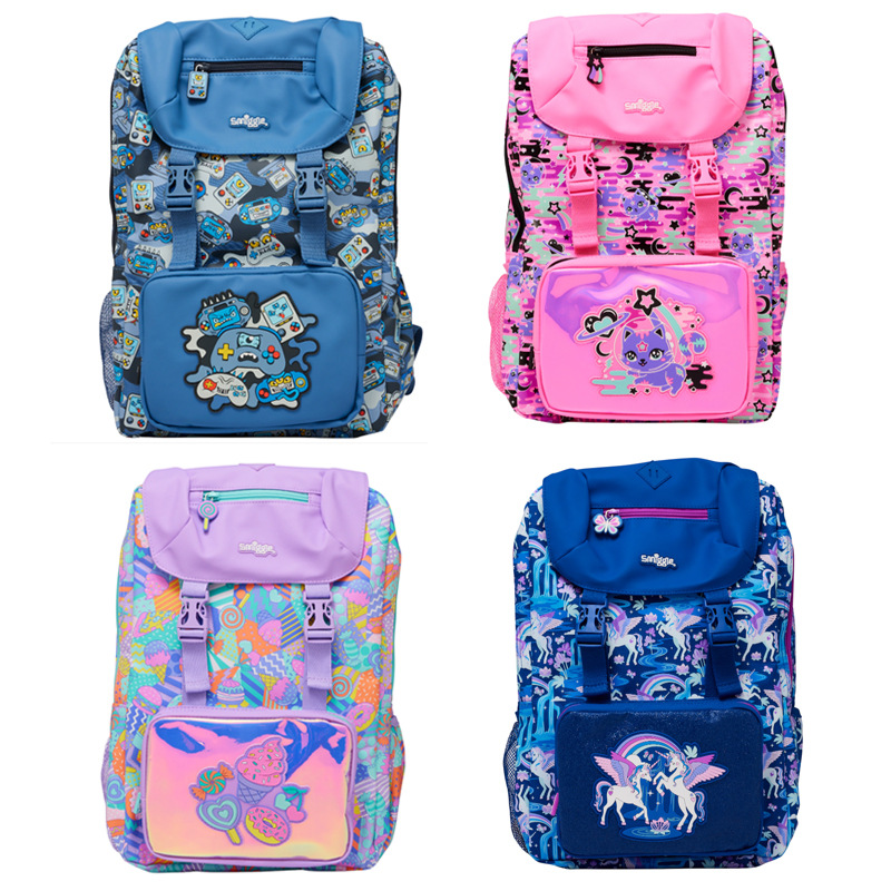 Australian SMIGGLE Cartoon Character Large -capacity Double -buckle…