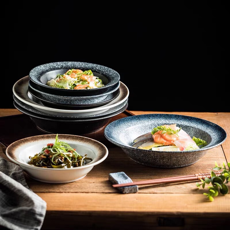 Pasta Plate Creative Hat Plate Thick Soup Hat Bowl Pasta Plate Home Western Food Plate Deep Plate Japanese Tableware Plate