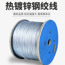 定制热镀锌钢绞线虾塘钢绞线鱼塘搭棚钢绞线农用钢绞线通信钢绞线