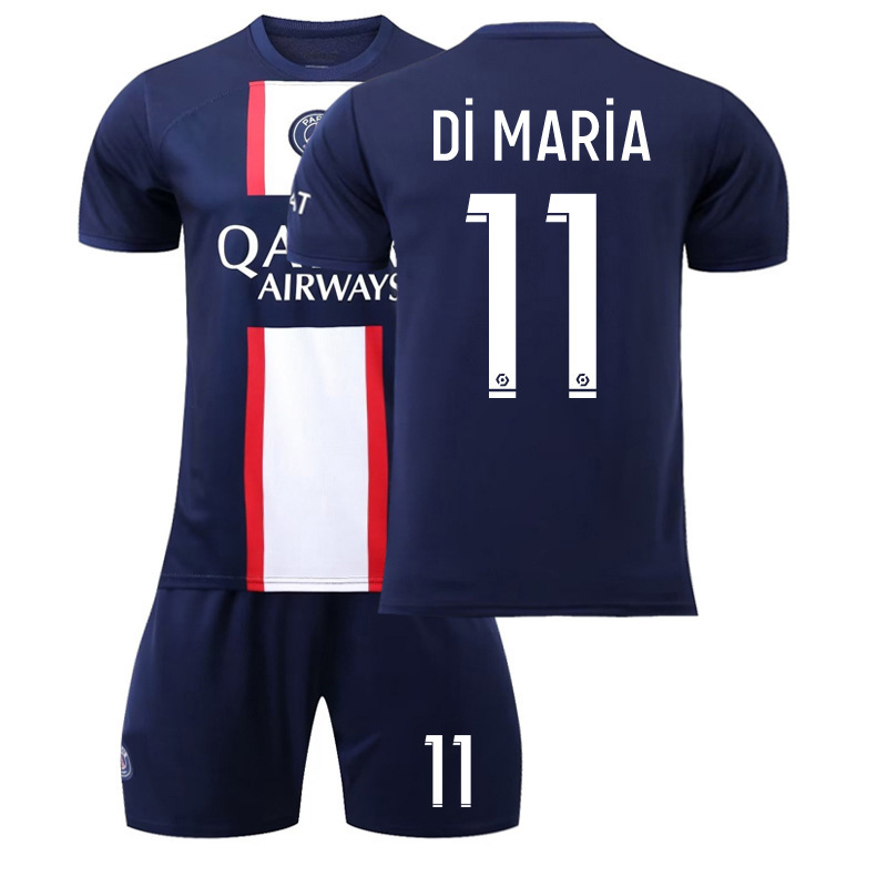 Venta al por mayor 2223 París casa Corte N ° 30 Jersey N ° 7 mbapei N ° 10 Neymar fútbol uniforme traje masculino fabricante