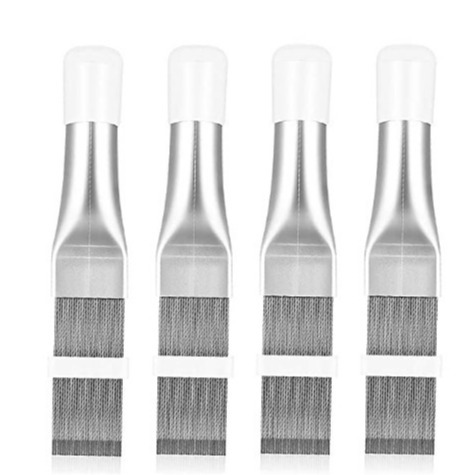 批发金属不锈钢白色翅片梳冰箱冷凝器维修清洗散热片清洁刷子工具