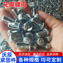 花瓣螺母膨胀螺丝捷克螺母空心铁皮用十字槽膨胀螺栓铆螺母跨境