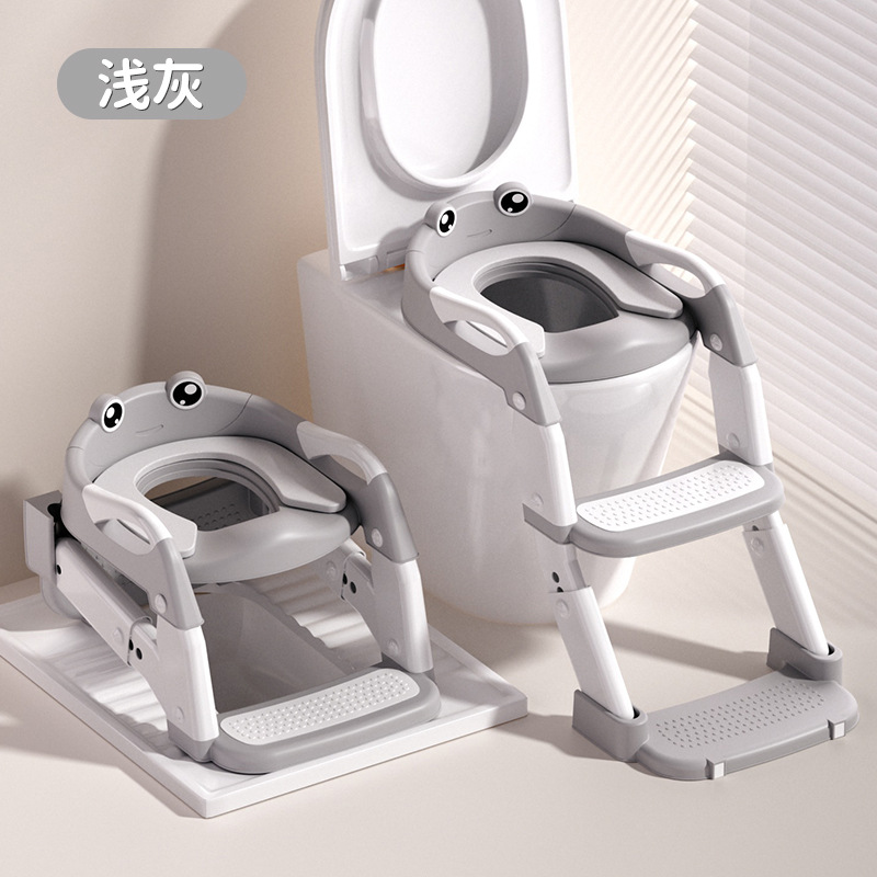 Escalera infantil plegable, inodoro antideslizante multipropósito 3 en 1 para niños y niñas, inodoro