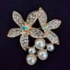 Small brooch, suit lapel pin, universal pin from pearl, accessories, light luxury style, wholesale