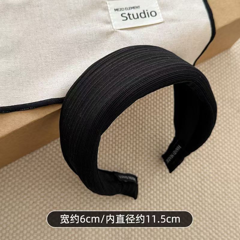 气质高颅顶神器宽边发箍女款高级感洋气时尚不压发头箍优雅发饰品|undefined