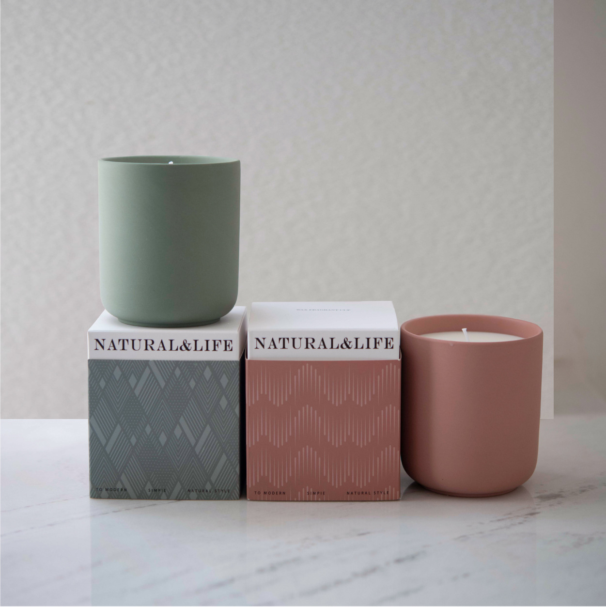 Vela aromática de cerámica de alta gama, estilo artesanal, muy vendida, regalo de Año Nuevo, recuerdo para mejores amigos, cumpleaños, clientes