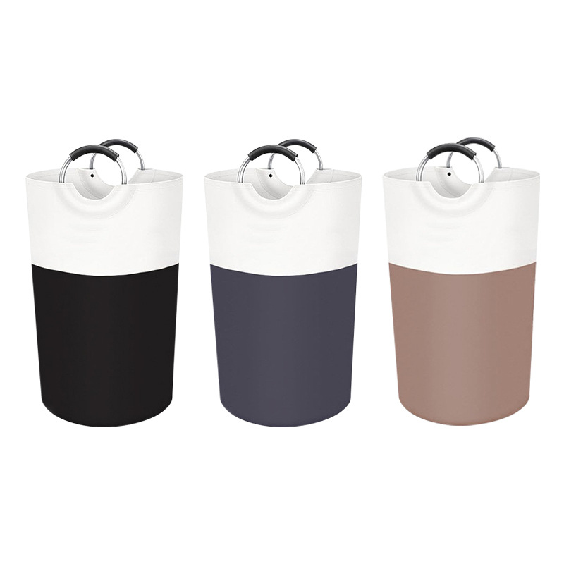 Costura transfronteriza Barril de ropa sucia Cesta de almacenamiento de ropa sucia Cesta de lavandería de tela Cesta de ropa de baño de almacenamiento de juguetes Cesta de ropa sucia plegable