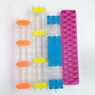 Rainbow Loom Color Rubber Band Rainbow Weaver Hand-woven Bracelet Weaving Frame Bracelet Bracelet Weaving Tools