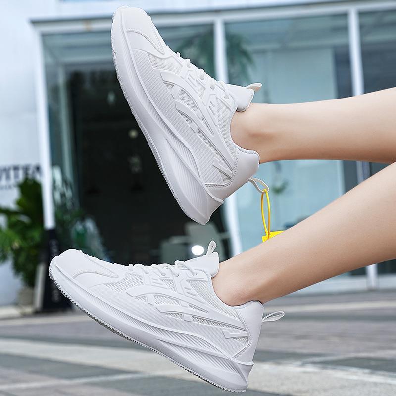 Women Ladies Tennis Shoes Walking Shoes Sneakers Synthetic Rubber Sole Cushioned Easy To Clean Footgear_voghion.com