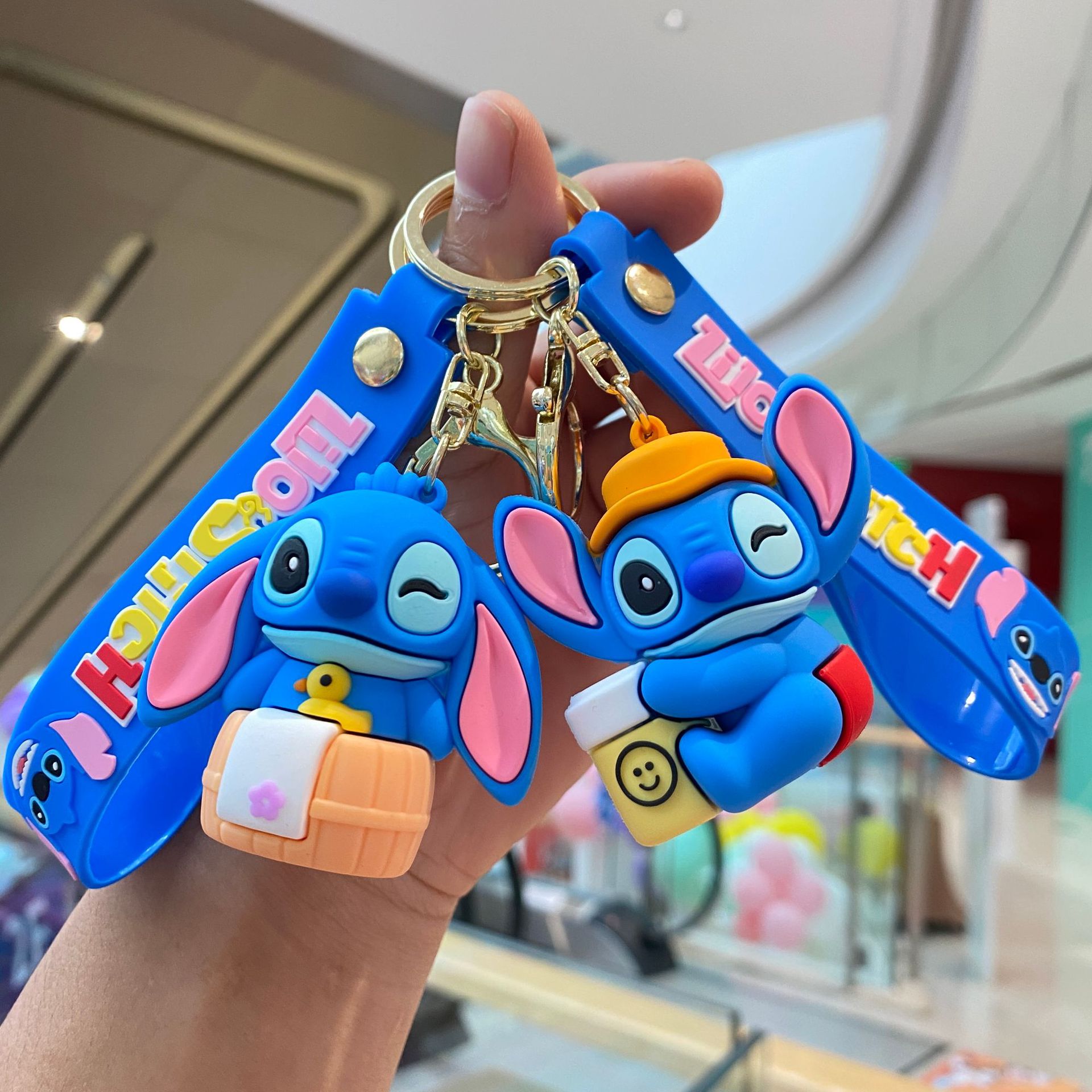 Cruz-frontera puntada llavero lindo puntada muñeca bolsa colgante coche muñeca máquina pequeño regalo al por mayor