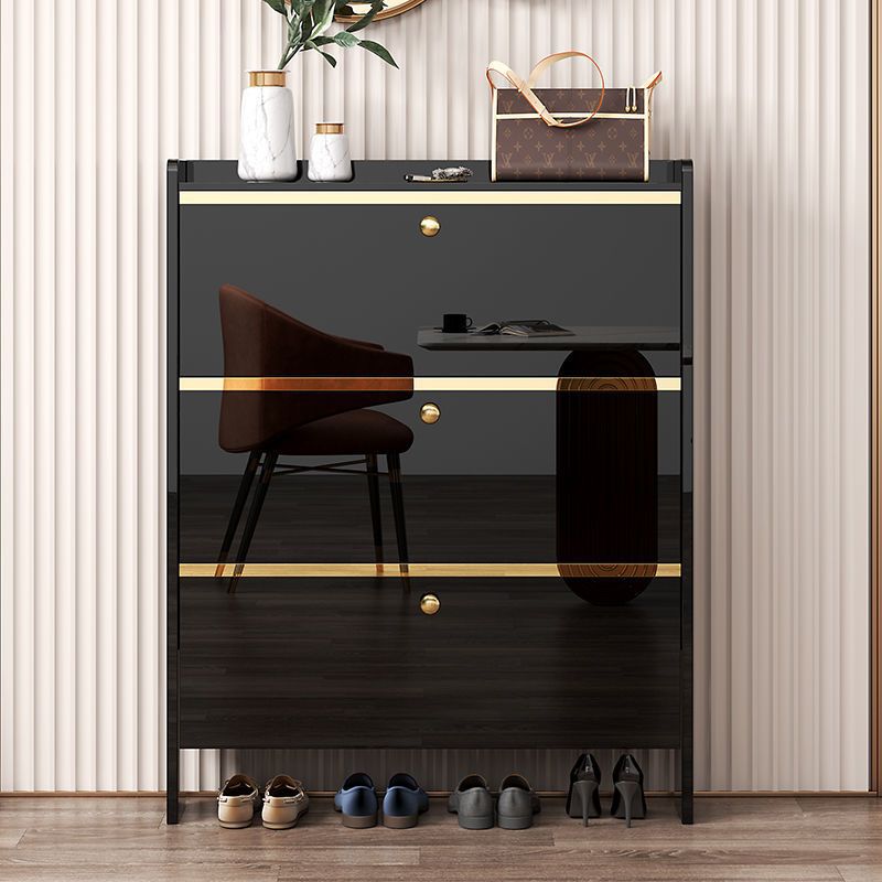 Doorway Shoe Cabinet, Household Flip-Top Entryway Cabinet, Simple Foyer Cabinet, Large Capacity Storage Cabinet