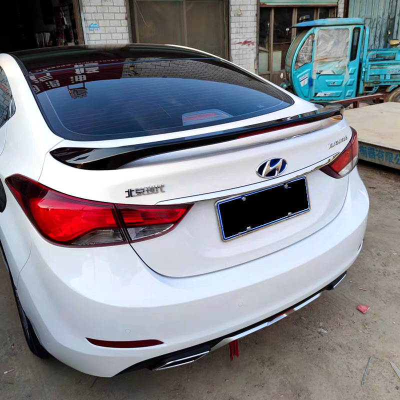 Suitable for 2012-2017 Hyundai Langdong Rear Wing Langdong Special Modified Painted Rear Wing with Light