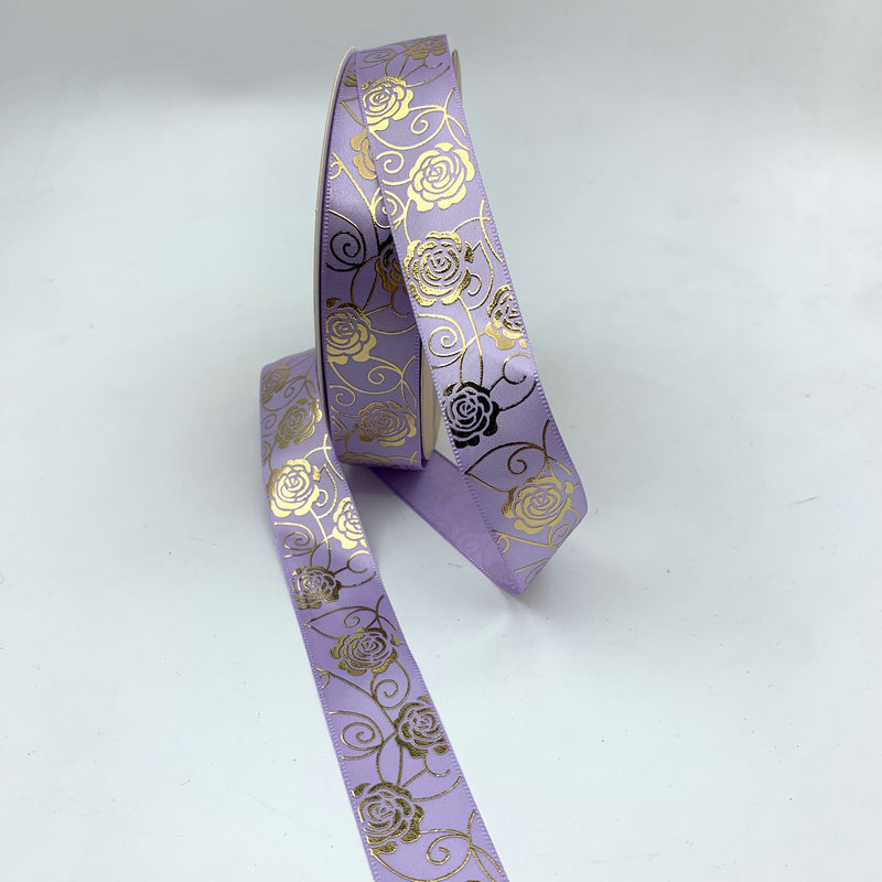 3D caliente sólido dorado rosa cinta flor regalo caja embalaje cinta bar soporte hecho a mano poliéster cinta