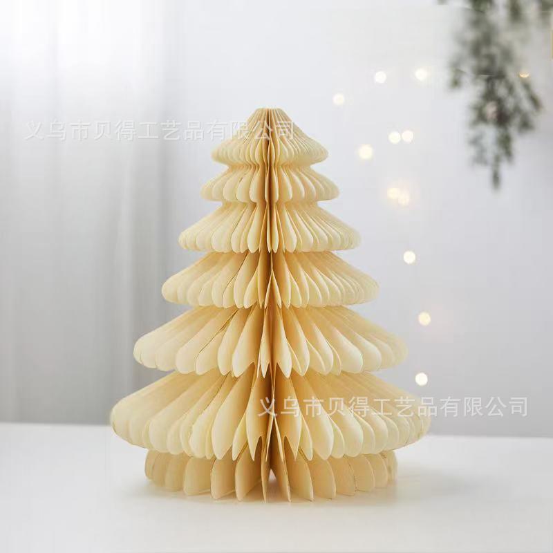 Decoraciones de Navidad, adornos de árbol de Navidad, colgantes de Navidad plegables, adornos de árbol de Navidad, árbol de mesa, árbol de Navidad