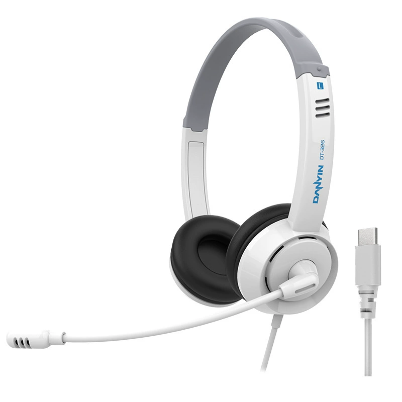 AI learning tablet headset headset type-c student online class learning wired headset source factory