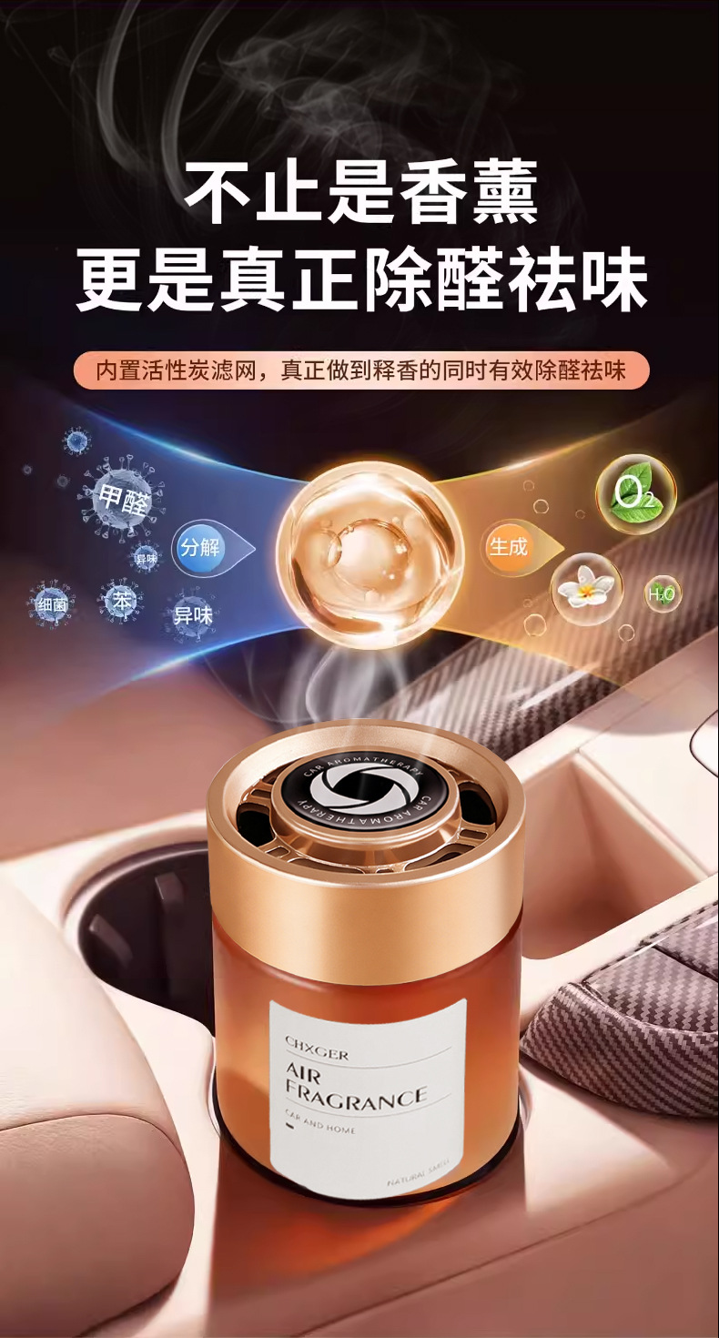 Osmanthus Car Fragrance 2026 New Model Long-Lasting Car Scent for Men High-End Premium Solid Perfume