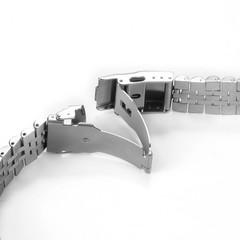 無logo實心不鏽鋼五株快拆錶帶精SKX009系列鋼帶18/19/20/21/22mm