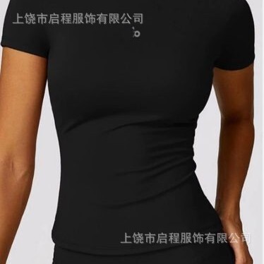 A10 Yoga Wear for Women, Pilates Fitness Training Short-Sleeved Navel-Baring Tight-Fitting T-Shirt, Quick-Drying Running Sports Top for Summer A10 Yoga Wear for Women, Pilates Fitness Training Short-Sleeved Navel-Baring Tight-Fitting T-Shirt, Quick-Drying Running Sports Top for Summer
