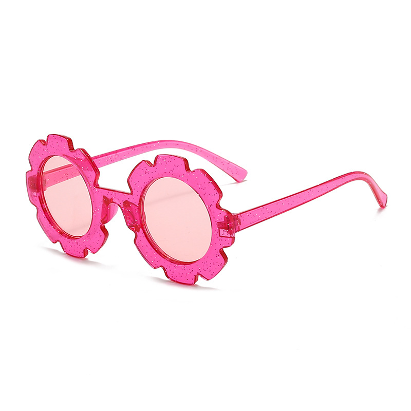 Gafas de Sol Infantiles Forma de Flor de Plástico y AC con Protección UV400 para Protección Solar y Viajes image 10