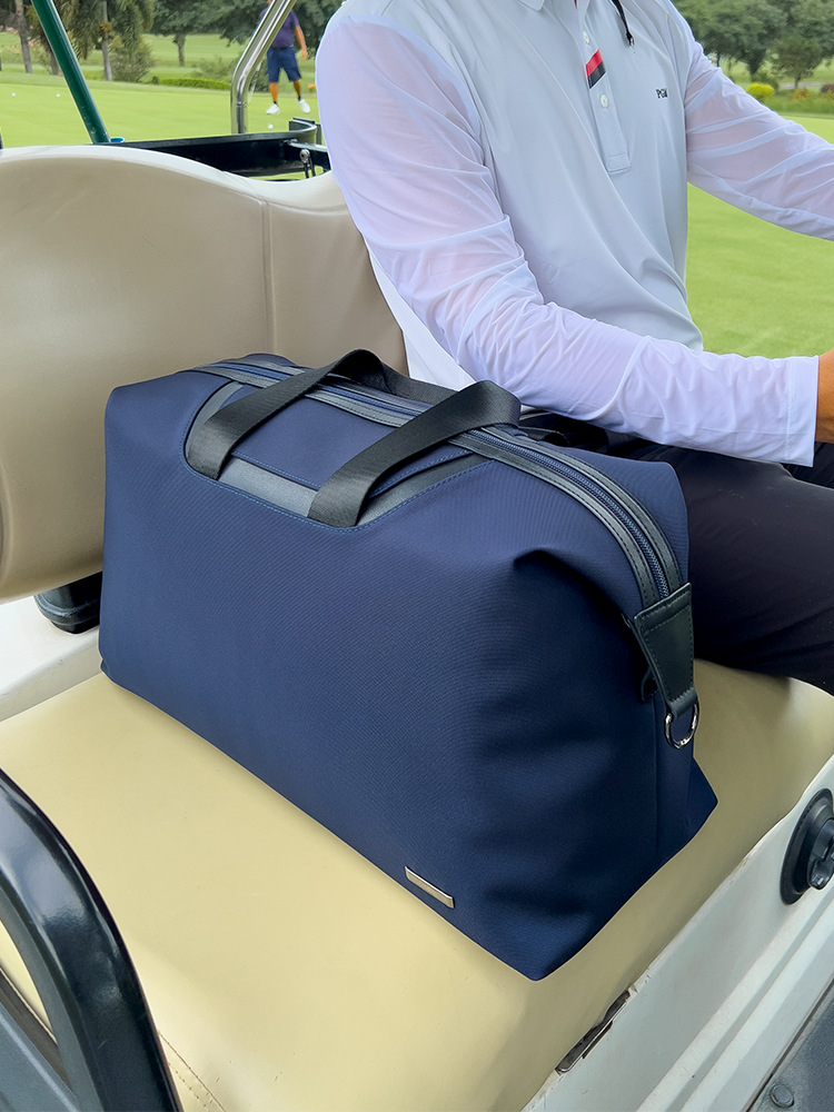 Túi tote du lịch chống nước PGM siêu nhẹ, ngăn giày riêng, kích thước 48x20x41 cm — YWB045-Màu xanh nước hải quân [không thấm nước/túi đựng giày độc lập/tay cầm dày]
