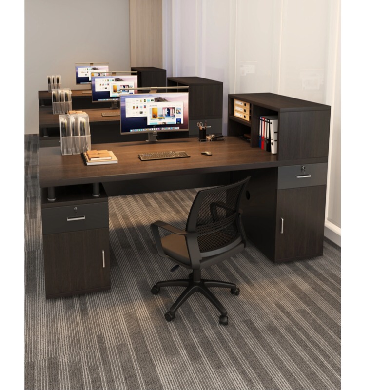 Boss's Office Desk, Light Luxury High-End Office Desk and Chair Set, New Simple Staff Partition Desk, Desktop Computer Desk Boss's Office Desk, Light Luxury High-End Office Desk and Chair Set, New Simple Staff Partition Desk, Desktop Computer Desk