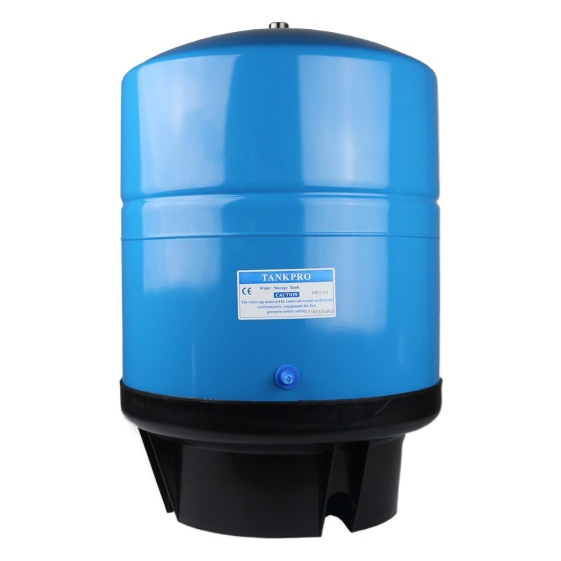 11 galones comercial RO máquina de agua pura tanque de almacenamiento de agua TRNKPRO11G pintura de acero blanco a prueba de explosiones barril de presión