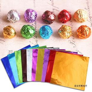 Colorful Packaging Tinfoil Brown Sugar Pu'Er Tu Tea Candy Chocolate Gold Foil Aluminum Foil Tinfoil Kidsren's Handmade
