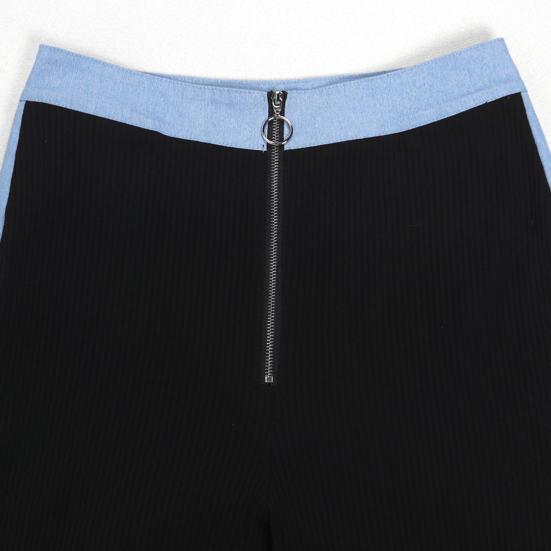 Abbigliamento donna sexy monopetto slim retro polo slim maglia pantaloni maglione due set_voghion.com