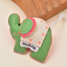 泰国云南西双版纳仿皮大象手工冰箱贴动物旅游纪念品小象礼物特色