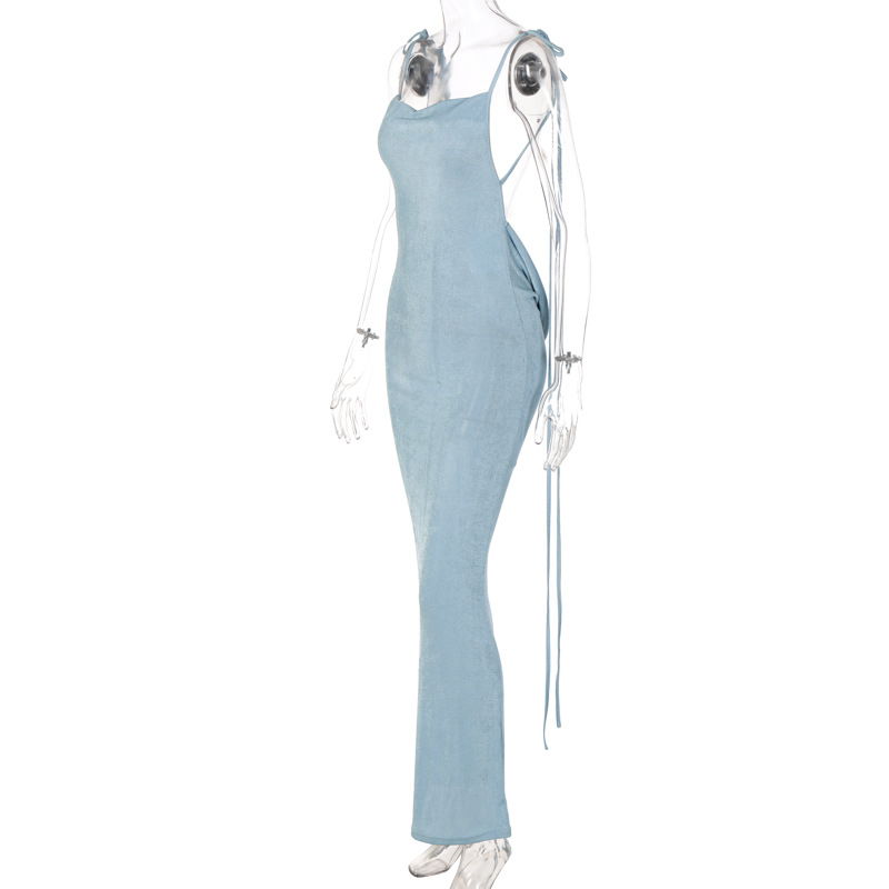 310g Weight Maxi Long Dress Dress Length Type Sleeveless Sleeve Length Sheath Dress Dresses Type Spandex, Polyester Fabric Type Mid Waist Waist Line Daily Occasion Slim Fit Type Solid Color Pattern Summer Season Women'S Gender Patchwork Design Fashion Style Wholesale Women'S Fashion Patchwork Solid Color Daily Sleeveless Sheath Dress 19