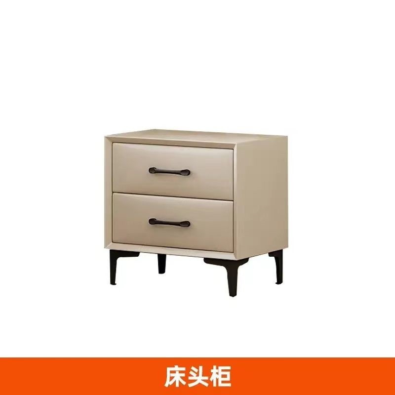 网红软包轻奢婚床实木床双人1.8x2米主卧大床1.5家用科技布奶油风|undefined