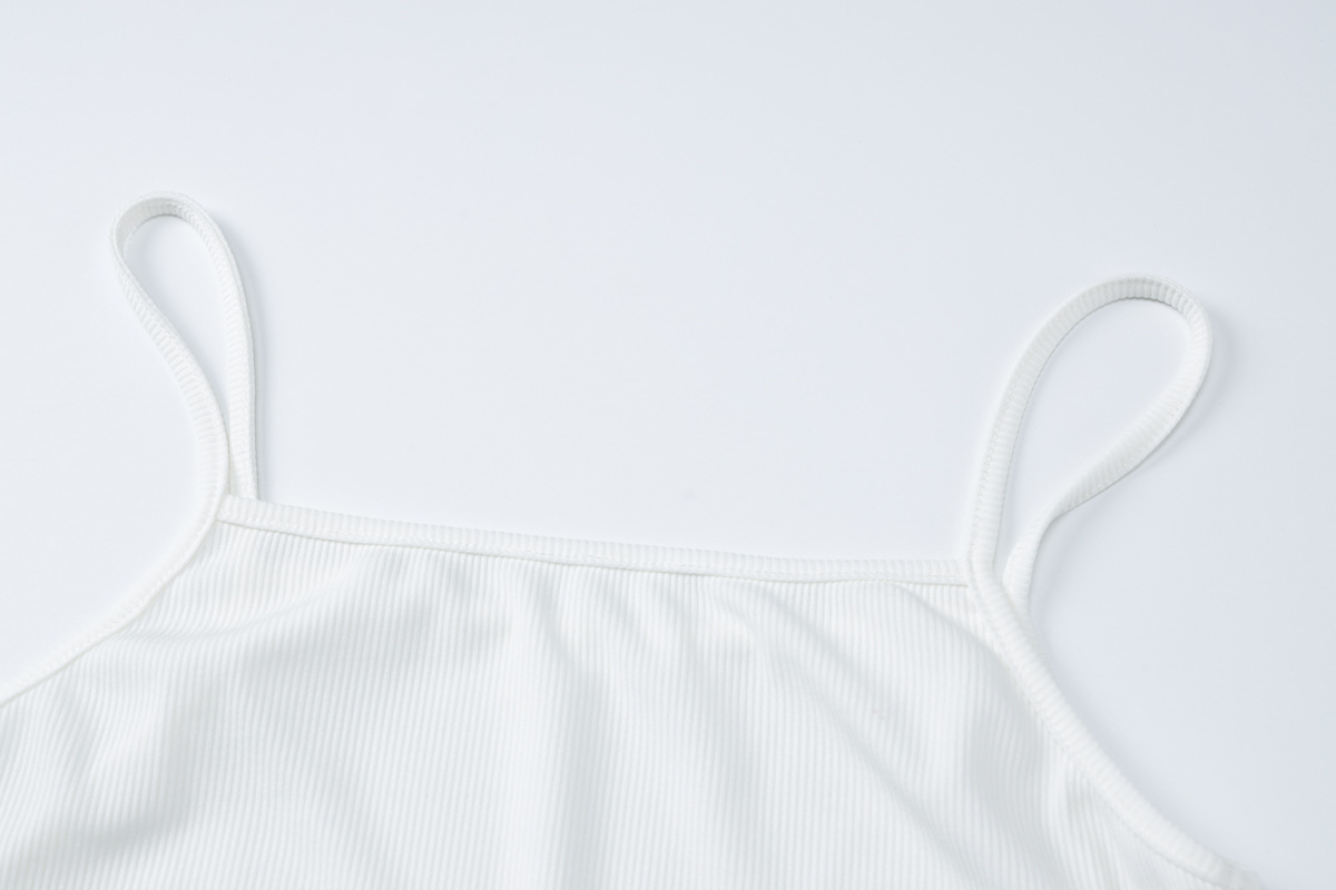 Damen Patchwork Strickjacke Und Tanktop Zweiteiler Herbst Design_voghion.com