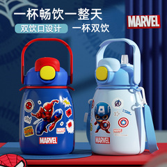 Disney Big Belly Kids Water Cup Student High-Quality Design Large Capacity Space Straw Cup Insulated Cup Gift Box Gift