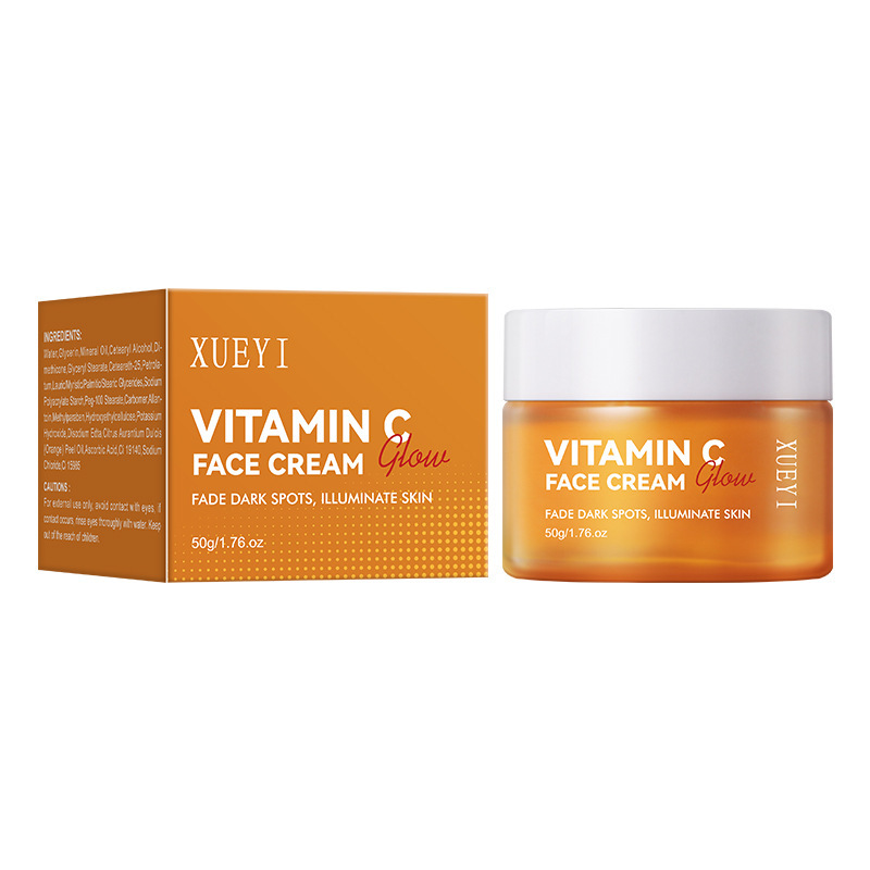 源头工厂外贸专供款亚马逊全英文XUEYI VITAMIN C保湿霜现货出口|undefined
